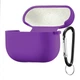 Чехол Silicone Case 2,5mm with microfiber for AirPods Pro Purple - изображение 1