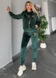 Женский костюм - тройка Chaput изумрудный 44 ж80 - изображение 1