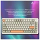 Клавиатура Ajazz AK820 Max Flying Fish Switch Retro Colour (AK820MAX-FF-R) - изображение 3