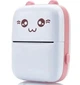 Детский Bluetooth принтер No Brand Mini printer 1000 мАч Бело-розовый (2104619038) - изображение 1