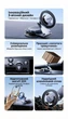 Автотримач Ugreen LP865 MagSafe магнітний на панель складаний 360° Сірий (45577) - зображення 4