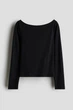 Кофта H&M 1263218 134-140см чорний - зображення 1