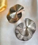 Жіночі сережки Ребристі jewelry Золотисті - зображення 5