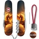 Складной нож Victorinox Huntsman Zodiac 9.1 см швейцарский Черный/Оранжевый - изображение 4