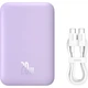 Портативна батарея Powerbank Baseus Magnetic Mini 6000mAh 20W P10059002513-00 Purple - зображення 9