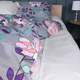 Простынь MirSon Бязь 17-0738 Lavender Smoke Blooms 150 х 220 см (2200010842005) - изображение 1
