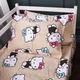 Простынь MirSon Бязь 17-0866 Hello Kitty Style 150 х 220 см (2200012065198) - изображение 1