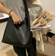 Сумка хобо (мешок) женская черная (RN-343) - изображение 7