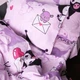 Простынь MirSon Бязь 17-0869 Lovely Kuromi 150 х 220 см (2200012067352) - изображение 4