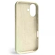 Чохол Silicone Premium case з захистом камери для iPhone 17 Full Camera Protective antique white 1159 - изображение 2