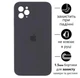 Чохол Silicone Premium case з захистом камери для iPhone 11 Pro Full Camera Protective dark grey 9566 - изображение 1