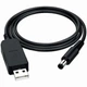 Кабель живлення USB to DC 5.8mm для маршрутизаторів камер та електроніки 5V 12V 1 метр надійне підключення - зображення 1