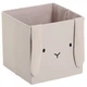 Контейнер для іграшок Zeller Cozy Kids з вушками мусліновий бежевий 28 x 28 x 28 см 97416 (4003368144924) - зображення 1