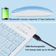 Беспроводная клавиатура и мышь Bluetooth SHARE SUNSHINE Blue - изображение 4