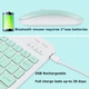 Беспроводная клавиатура и мышь Bluetooth SHARE SUNSHINE Green - изображение 6
