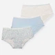 Труси Primark набір 3 шт. дитячі на дівчинку 152 см (11-12 років) білі, блакитні, зелені - зображення 1