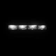 Світлодіодна балка (люстра) StarLight SL-2006W-9 дальнє світло WHITE + DRL 30W 2200Lm 12/24V (23см) - зображення 8