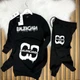Дитячий костюм BALENCIAGA (світшот+джогери) 170-176 см чорний - зображення 2