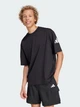 Футболка хлопковая длинная мужская Adidas Essentials Loose Fit JF3615 M Черная (4067905899722) - изображение 1