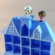 Голубая подставка для фигурок Stranger Things Kinder Joy Funko Pop Stand / Дом Векны для хранения фигурок Очень странные дела - изображение 10