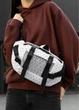 Большая женская поясная сумка бананка Sambag DynamicDart принт "Square" 38×21×7 см (80411150) - изображение 2