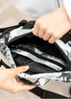 Большая женская поясная сумка бананка Sambag DynamicDart принт "Leaves" 38×21×7 см (80411144) - изображение 4