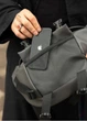 Велика чоловіча сумка бананка Sambag DynamicDart графітова 38 × 21 × 7 см (80411009m) - зображення 5