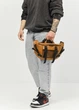 Велика чоловіча сумка бананка Sambag DynamicDart руда 38 × 21 × 7 см (80411121m) - зображення 3