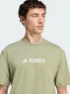 Футболка хлопковая длинная мужская Adidas Terrex JZ1168 S Зеленая (4068821492035) - изображение 4