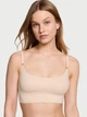 Бюстгальтер-Бралет без кісточок Victoria's Secret Black FeatherSoft™ Innovation Bralette (32B/XS) Бежевий (26894337) - зображення 1