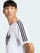 Футболка хлопковая длинная мужская Adidas Originals Monogram Infill KD1360 M Белая с принтом (4068822134828) - изображение 5