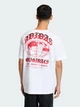 Футболка хлопковая длинная мужская Adidas Originals GFX KE0102 XL Белая с принтом (4068821809765) - изображение 2