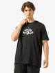 Футболка длинная мужская Adidas For The Long Run Graphic KS8548 XL Черная с принтом (4068819232155) - изображение 1