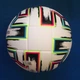 Мяч футбольный Adidas Uniforia Euro 2020 League FH7339 №4 Белый - изображение 4