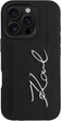 Etui Karl Lagerfeld HC Grained PU Cardslot Metal Signature do iPhone 16 Pro Max Black (3666339355975) - obraz 3