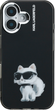 Панель Karl Lagerfeld IML Aquarelle Choupette & Logo для iPhone 16 Black (3666339464387) - зображення 3