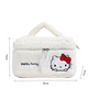 Косметичка - сумка плюшева велика Kuromi Sanrio для косметики кавайна геншень манга Hello Kitty Sanrio Kawaii Санріо Кітті Мелоді фіолетова Makeup - зображення 4