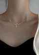 Цепочка женская с кулоном зигзагом Fashion Jewelry Золотистая 18851 - изображение 1