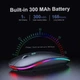 Беспроводная аккумуляторная мышка с RGB-подсветкой (bluetooth+usb) - изображение 3