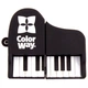 USB флеш накопичувач ColorWay Piano 64 GB 3.0 Black (CW-USBPO64) - зображення 1