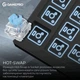 Клавіатура GamePro Asgard Valhalla Pro MK160B-D-Pro Rainy Switch Wireless/Bluetooth/USB UA Black (MK160B-D-Pro) - зображення 2
