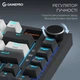 Клавіатура GamePro Asgard Valhalla Pro MK160B-D-Pro Rainy Switch Wireless/Bluetooth/USB UA Black (MK160B-D-Pro) - зображення 10