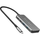 Концентратор J5create USB-C 5-in-1 2xUSB 3.2 10Gbps + 2xUSB-C 10Gbps PD 100W + HDMI 8K gray (JCH453-N) - зображення 1