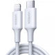 Дата кабель USB-C to Lightning 1.0m 3A US171 white Ugreen (10493) - зображення 1