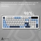 Клавиатура Ajazz AF98 White/Blue (AF98-GB) [156891] - изображение 8