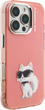 Etui Karl Lagerfeld IML Aquarelle Choupette & Logo iPhone 16 Pro Max Pink (3666339464592) - obraz 4