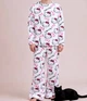 М'яка плюшева піжама Hello Kitty біла – теплий флісовий комплект унісекс з довгим рукавом для сну та будинку з Хелло Кітті Штани+Кофта M-L Білий - зображення 5
