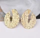 Серьги женские трендовые , сережки стильные красивые и Fashion золотистый 0810 - изображение 2