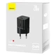 Зарядка Baseus GaN5 20W Quick Charge 3.0 USB Type-C черная - изображение 2