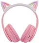 Навушники Bluetooth Hoco W42 Cat Ears over-ear протиударні для смартфонів рожеві - зображення 7